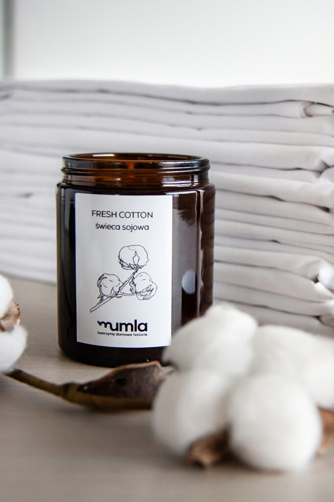 świeca fresh cotton - MUMLA