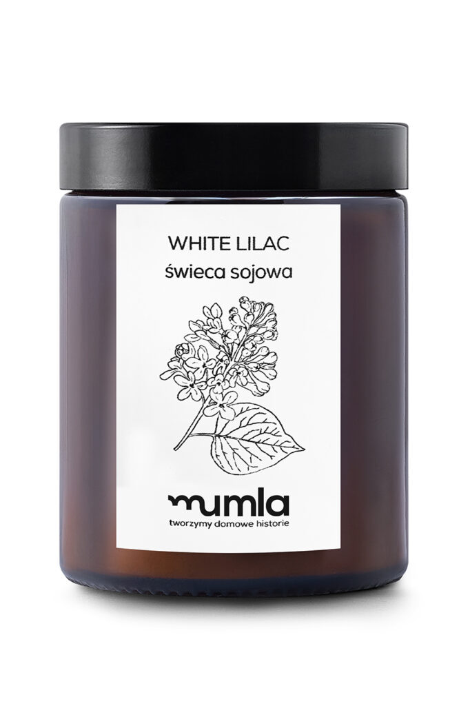 świeca white lilac - MUMLA