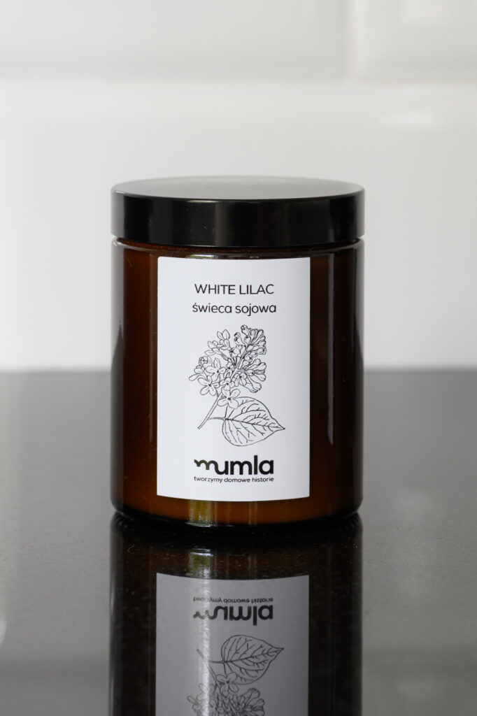 świeca white lilac - MUMLA