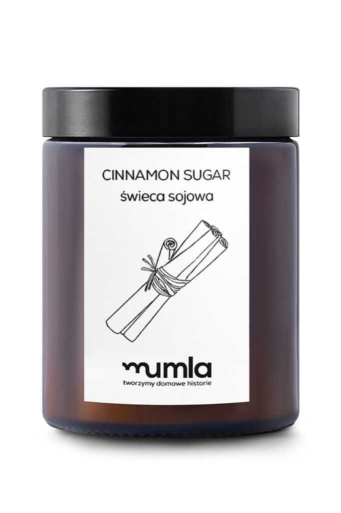 świeca cinnamon sugar - MUMLA