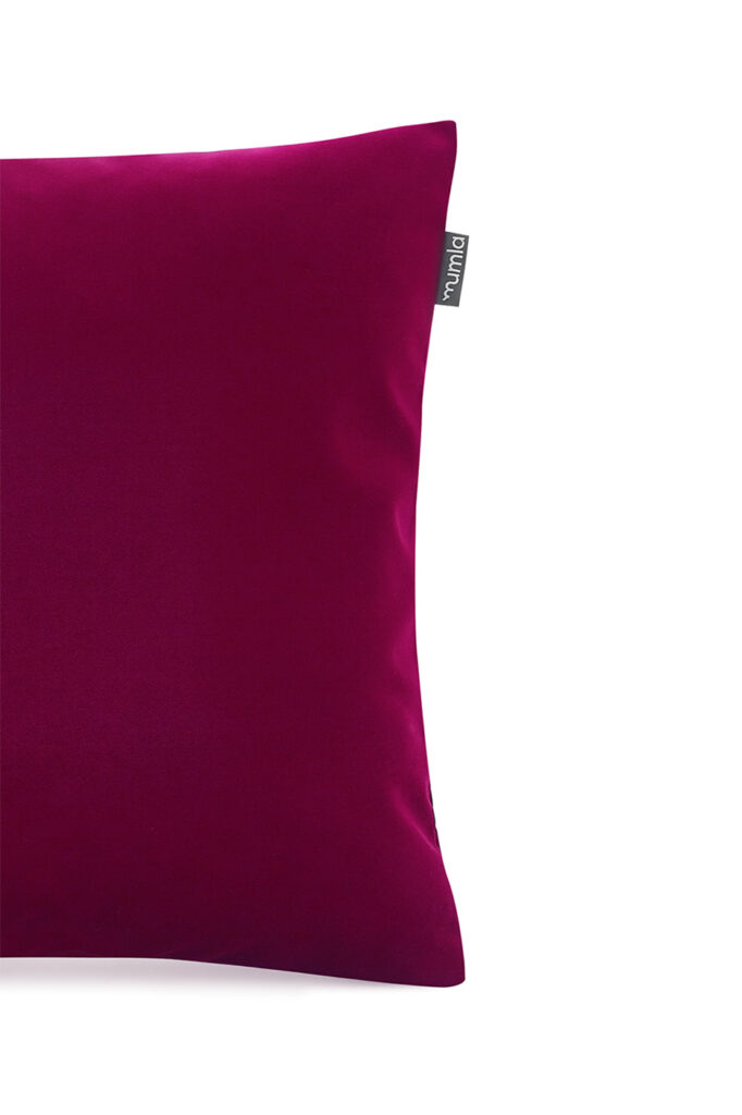poszewka velvet burgundowy - MUMLA