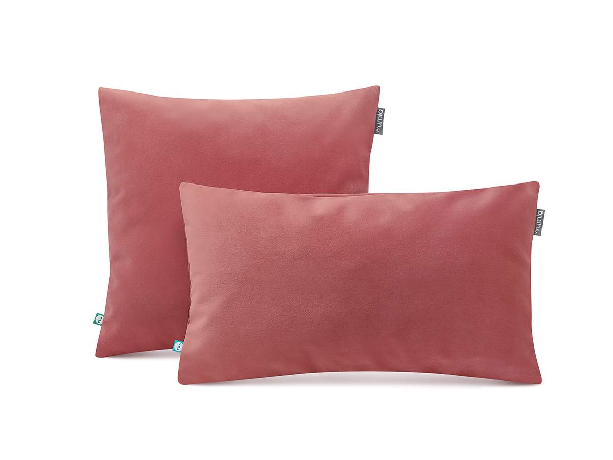 poszewka velvet łososiowy