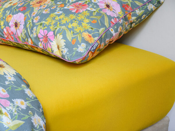 prześcieradło musztardowe - MUMLA