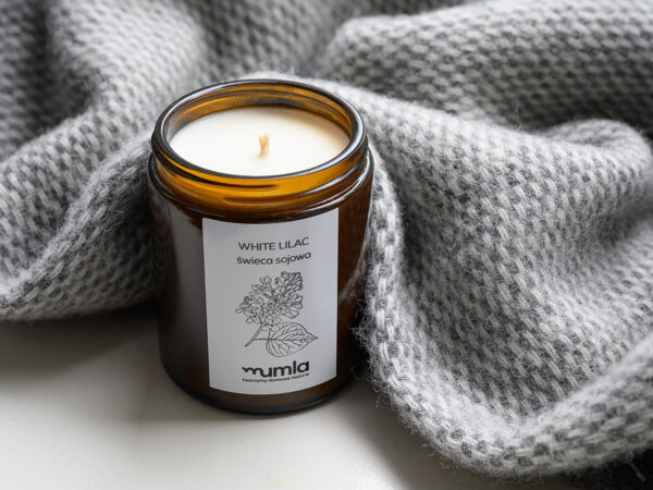 świeca white lilac - MUMLA