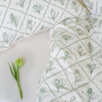 pościel wiosenna krata - MUMLA