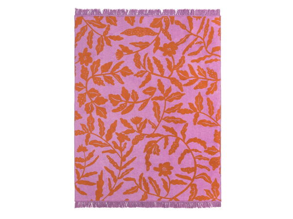 koc pomarańczowe kwiaty - MUMLA