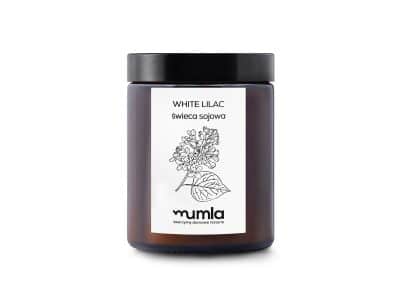 świeca white lilac - MUMLA