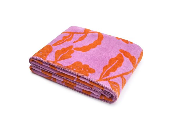 koc pomarańczowe kwiaty - MUMLA