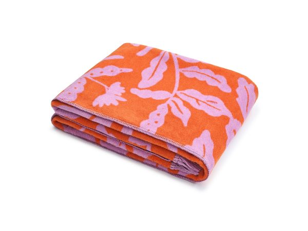 koc pomarańczowe kwiaty - MUMLA