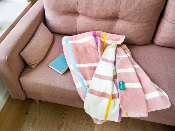 koc różowa krata - MUMLA