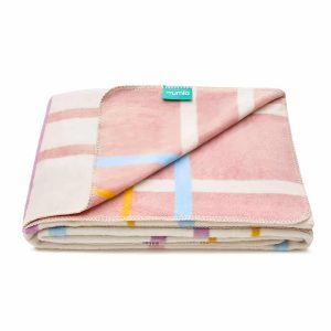 koc różowa krata - MUMLA