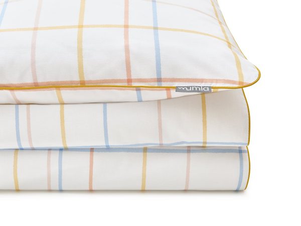 pościel pastelowa kratka - MUMLA