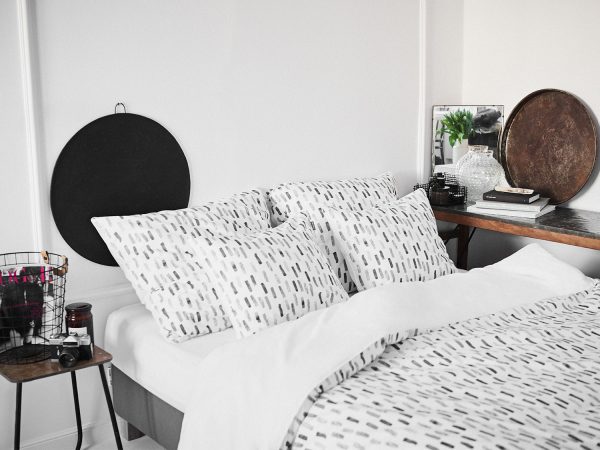 pościel szare kreseczki-MUMLA