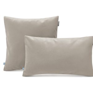 poszewka dekoracyjna velvet beżowy - MUMLA