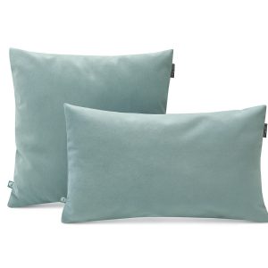 poszewka dekoracyjna velvet błękitny - MUMLA