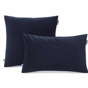 poszewka dekoracyjna velvet granatowy - MUMLA