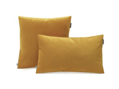 poszewka dekoracyjna velvet musztardowy - MUMLA