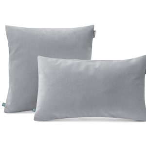 poszewka dekoracyjna velvet szary - MUMLA