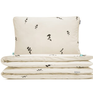 pościel czarne listki - MUMLA