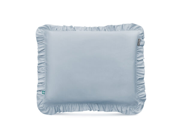 poszewka z falbaną błękitna - MUMLA