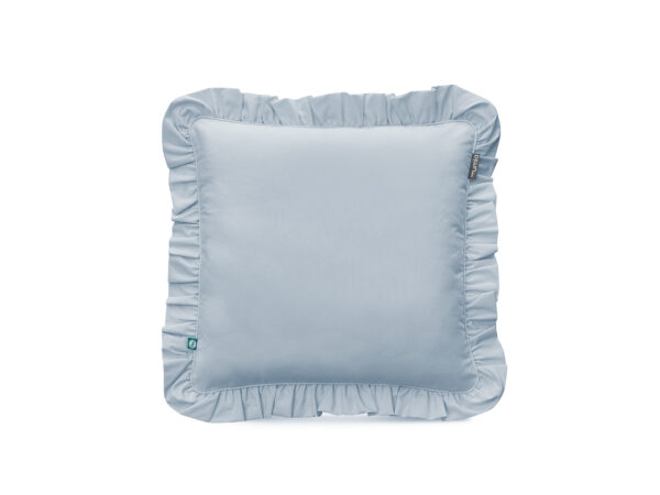 poszewka z falbaną błękitna - MUMLA