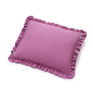 poszewka z falbaną fioletowa - MUMLA