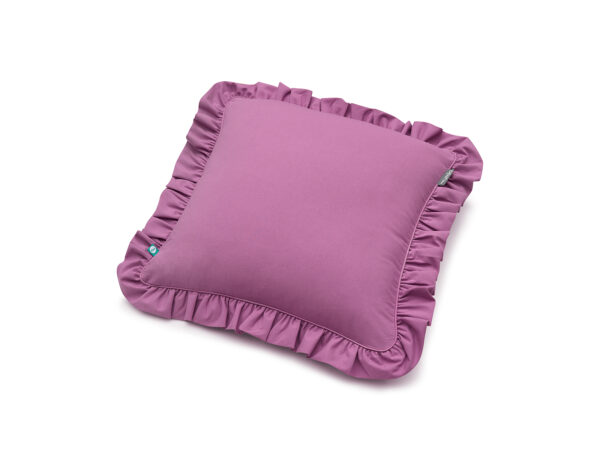poszewka z falbaną fioletowa - MUMLA