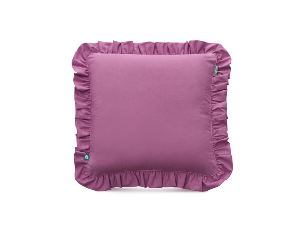 poszewka z falbaną fioletowa - MUMLA