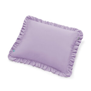 poszewka z falbaną lawendowa - MUMLA