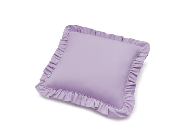 poszewka z falbaną lawendowa - MUMLA