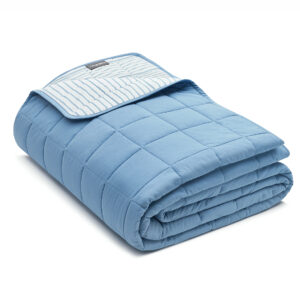 narzuta niebieskie prążki - MUMLA