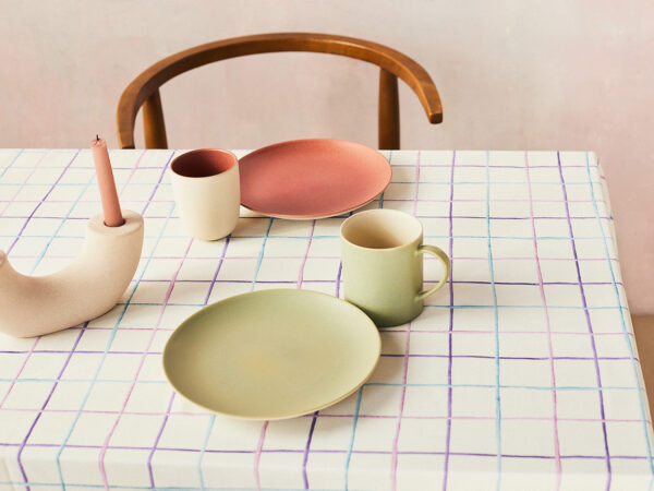 obrus pastelowa krata - MUMLA