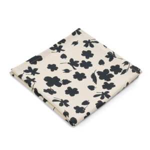serwetka czarne kwiaty - MUMLA