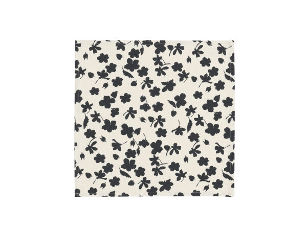 serwetka czarne kwiaty - MUMLA