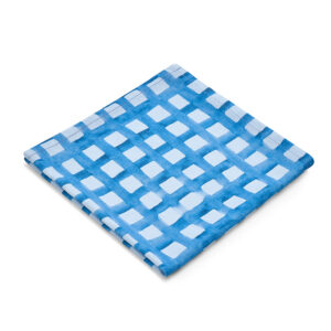 serwetka niebieska krata - MUMLA