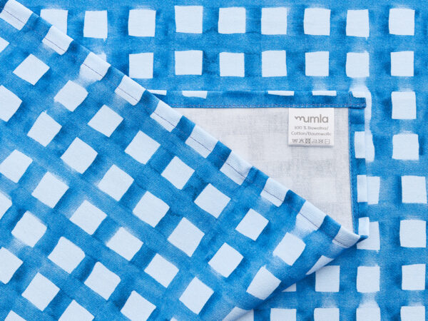 serwetka niebieska krata - MUMLA