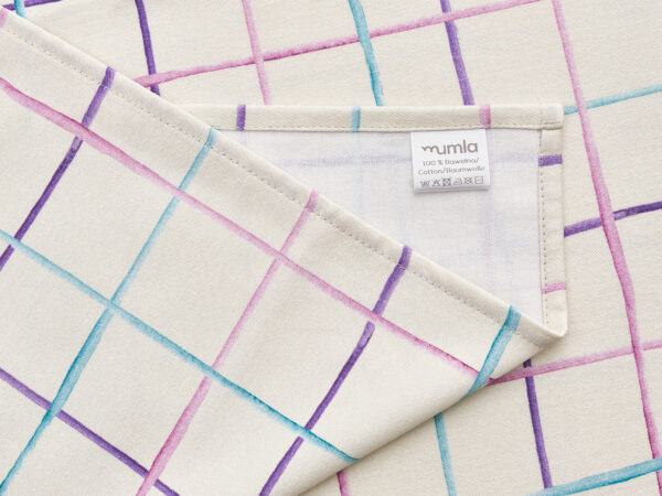 serwetka pastelowa krata - MUMLA