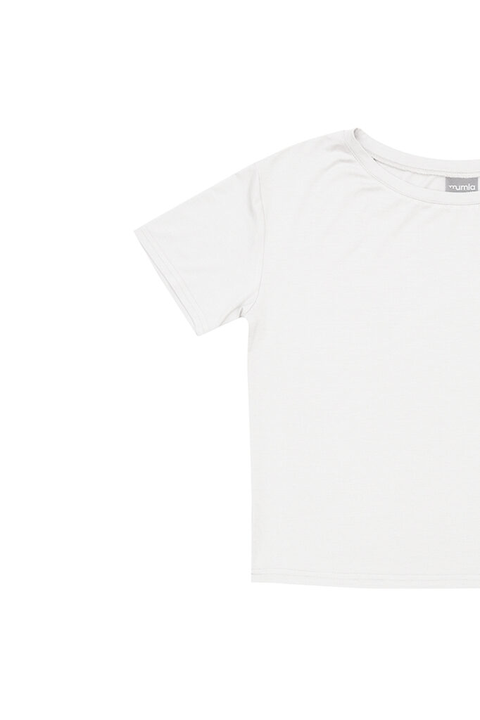 t-shirt bawełniany biały - MUMLA