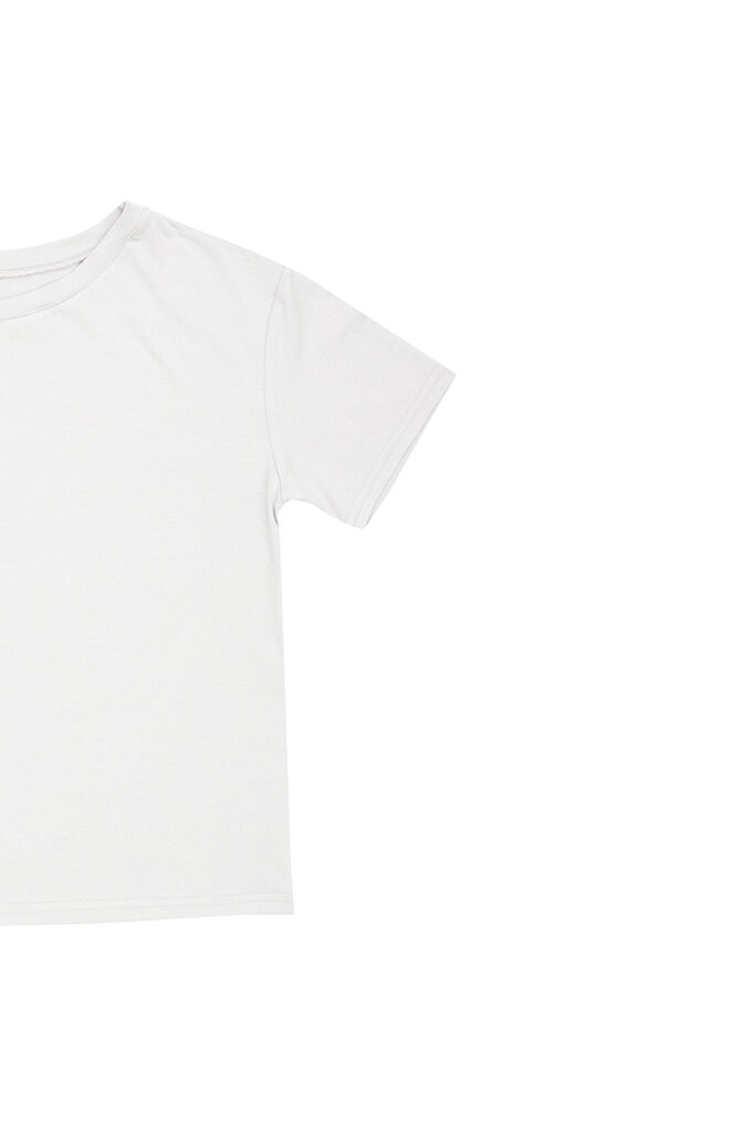 t-shirt bawełniany biały - MUMLA