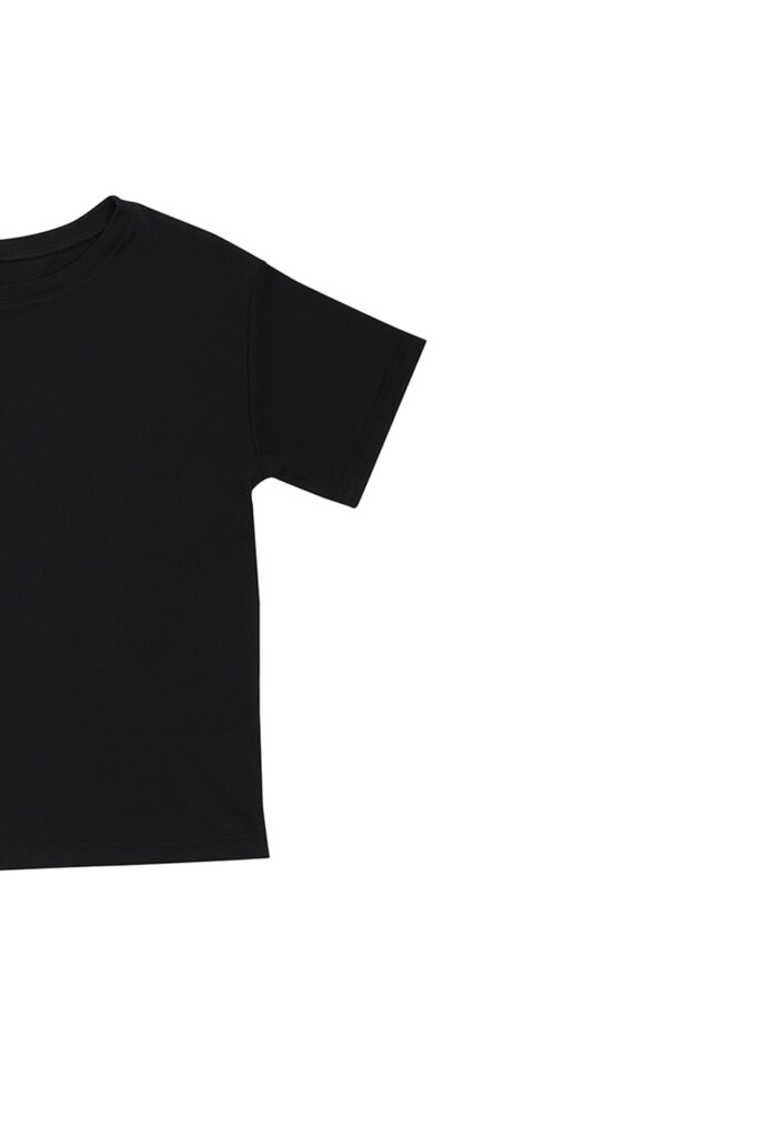t-shirt bawełniany czarny - MUMLA