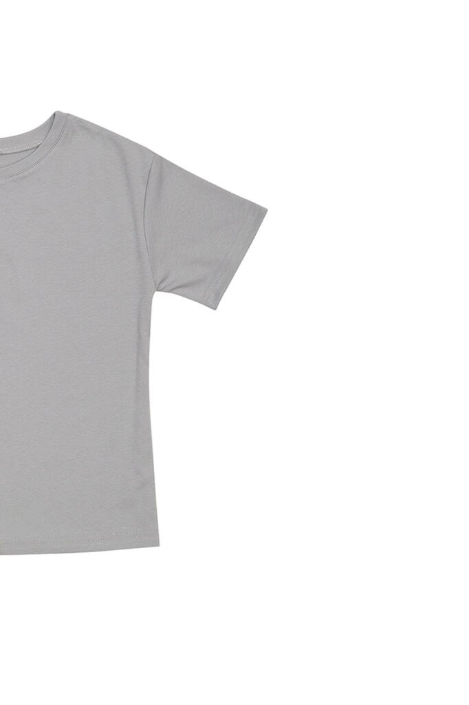 t-shirt bawełniany szary - MUMLA