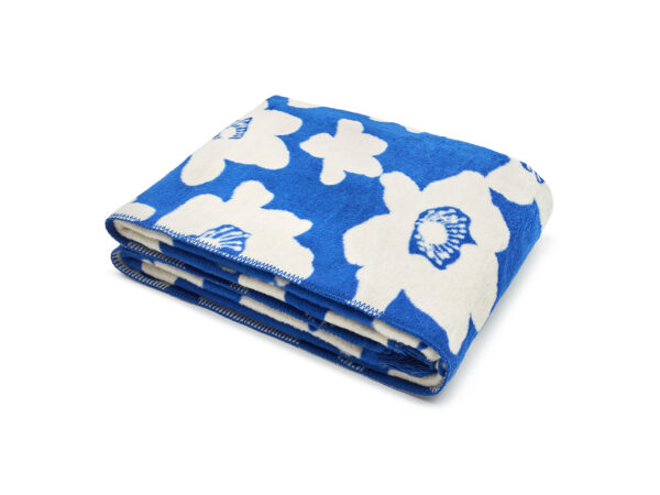 blanket blue flowers - MUMLA