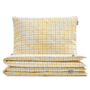 pościel żółta kratka - MUMLA