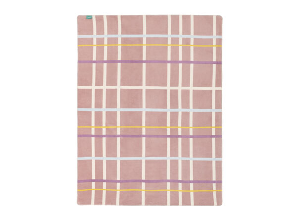 koc różowa krata - MUMLA