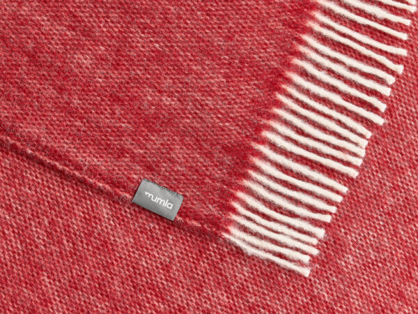 koc wełniany nord bordowy MUMLA