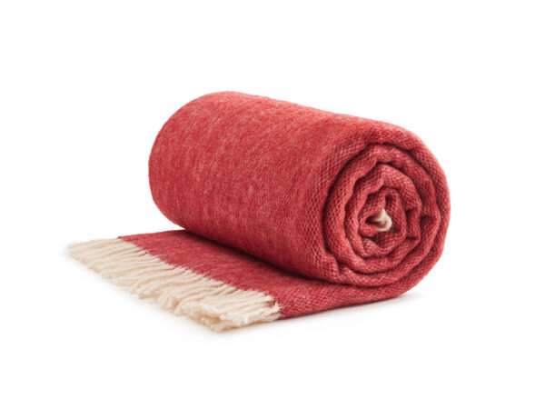 koc wełniany nord bordowy MUMLA