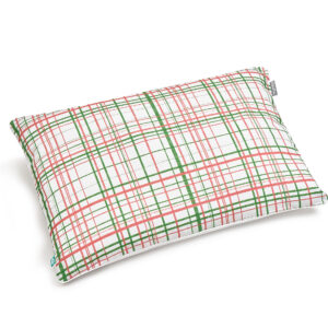 pościel zielono czerwona kratka MUMLA