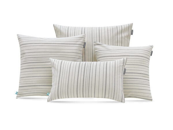 poszewka szare prążki MUMLA