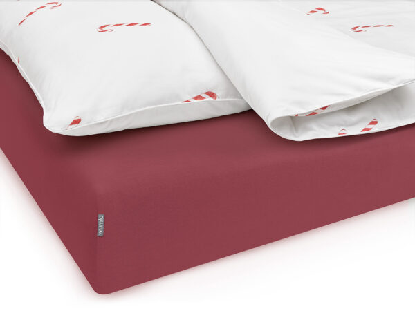 prześcieradło basic bordo MUMLA