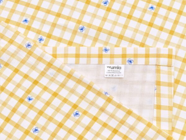 obrus żółta kratka MUMLA